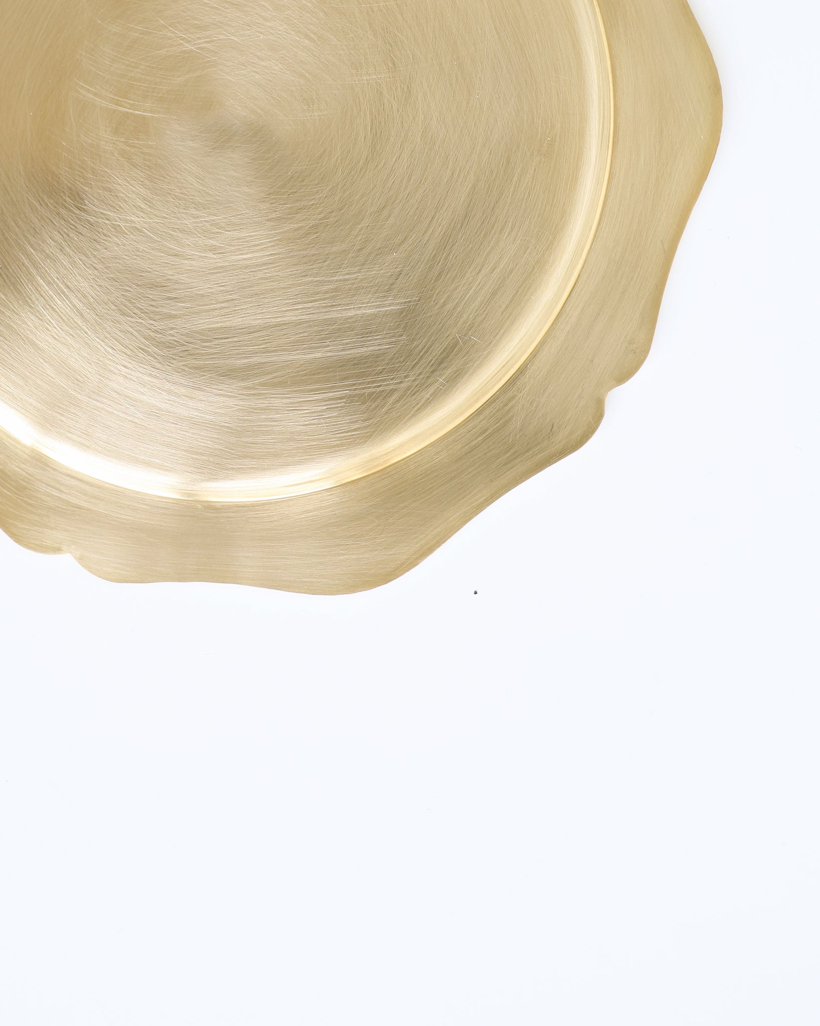 Brass Tray Flower Shaped