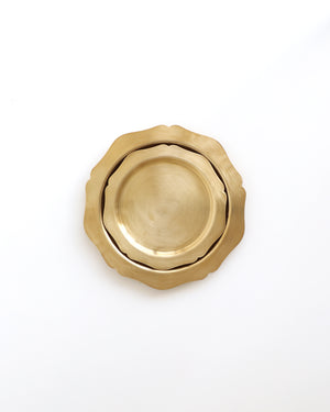 Brass Tray Flower Shaped