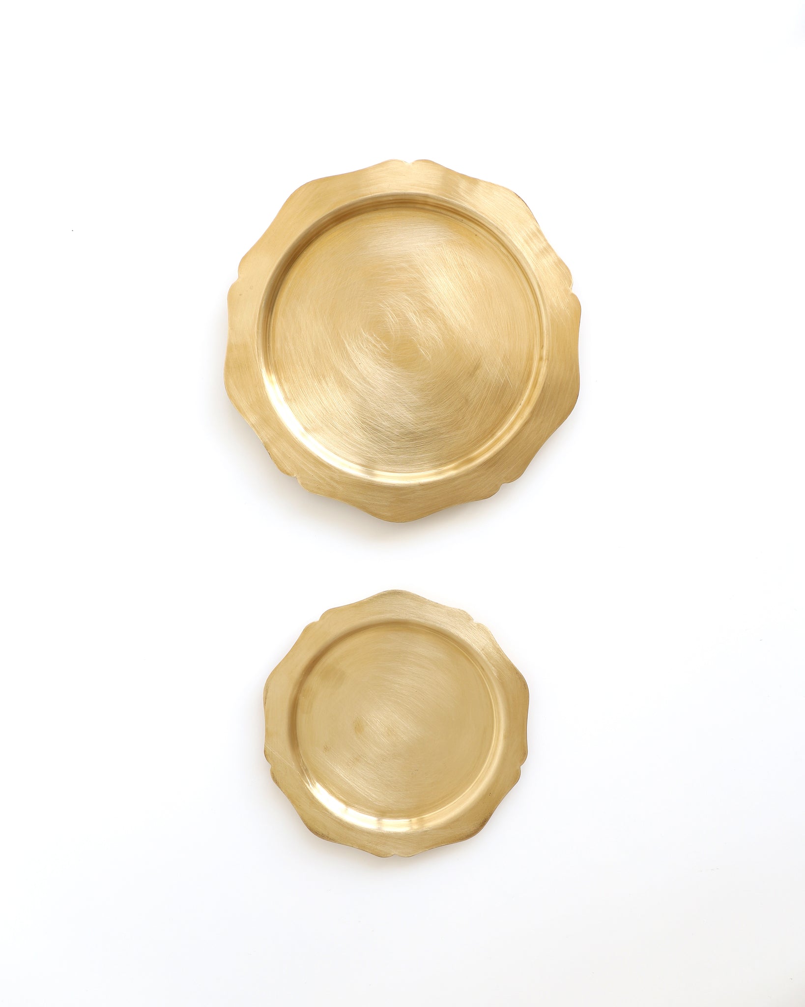 Brass Tray Flower Shaped