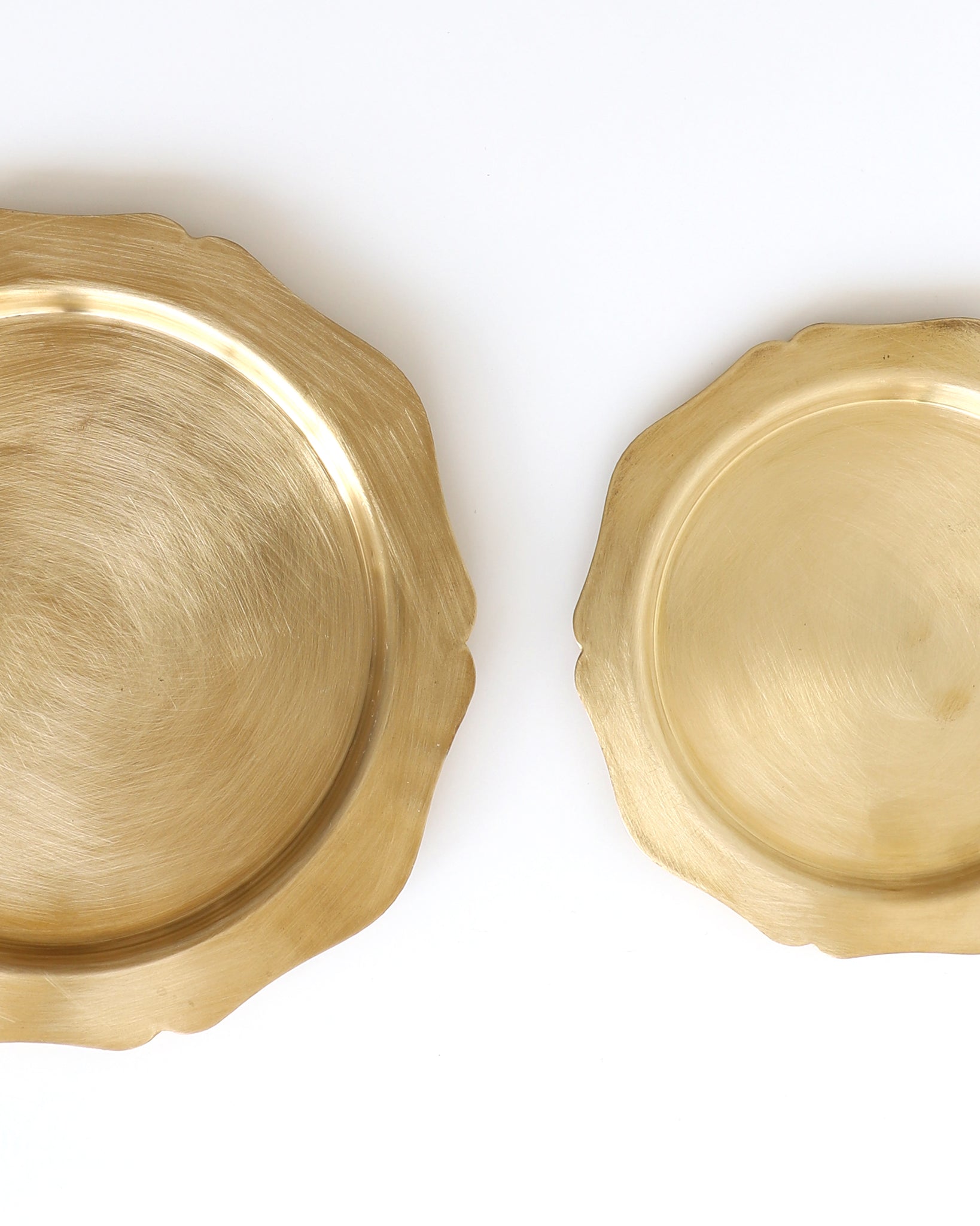 Brass Tray Flower Shaped