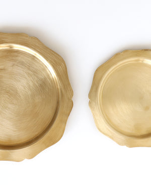Brass Tray Flower Shaped