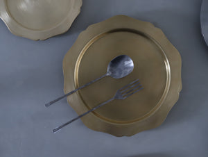 Brass Tray Flower Shaped