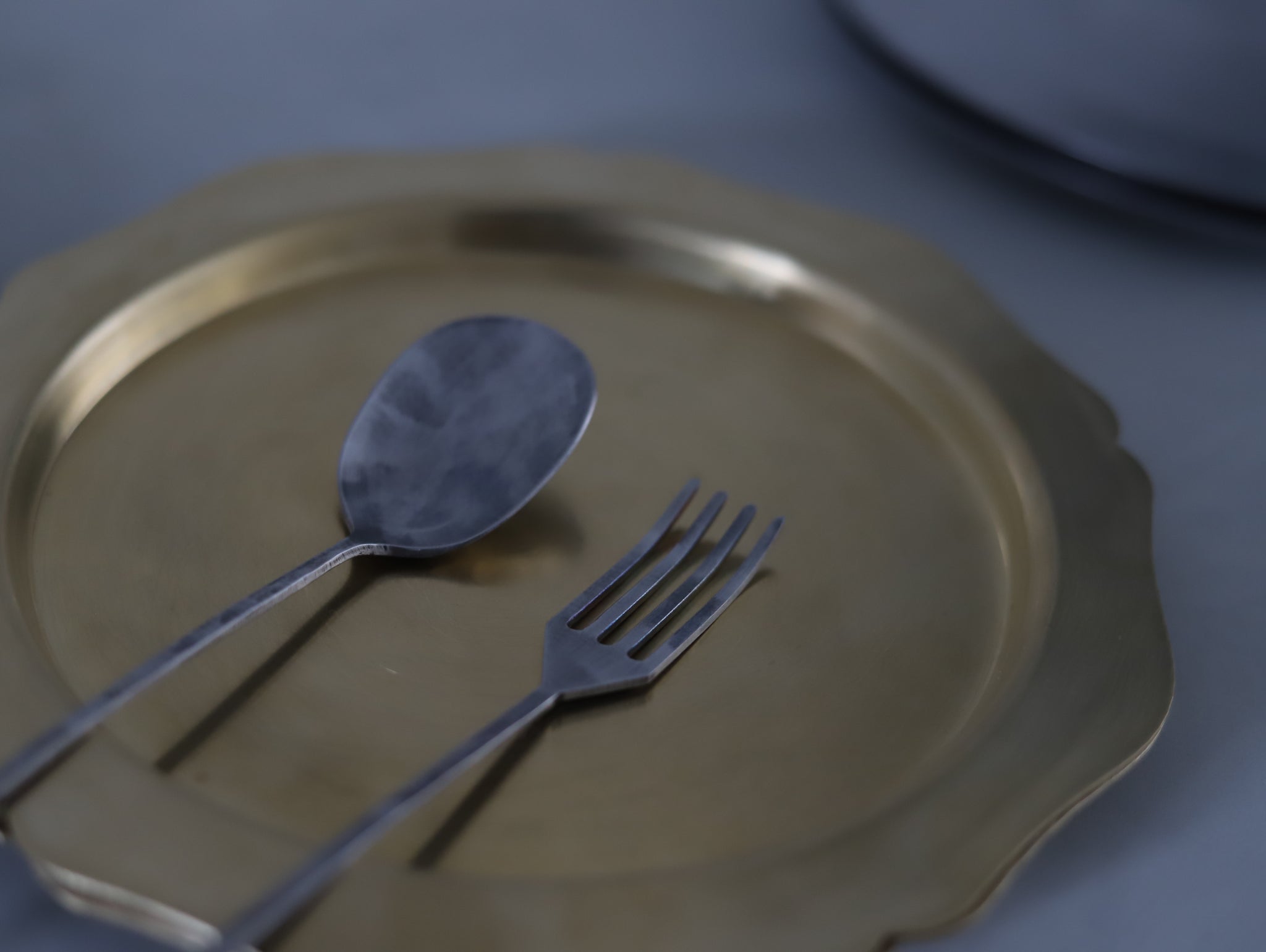 Brass Tray Flower Shaped