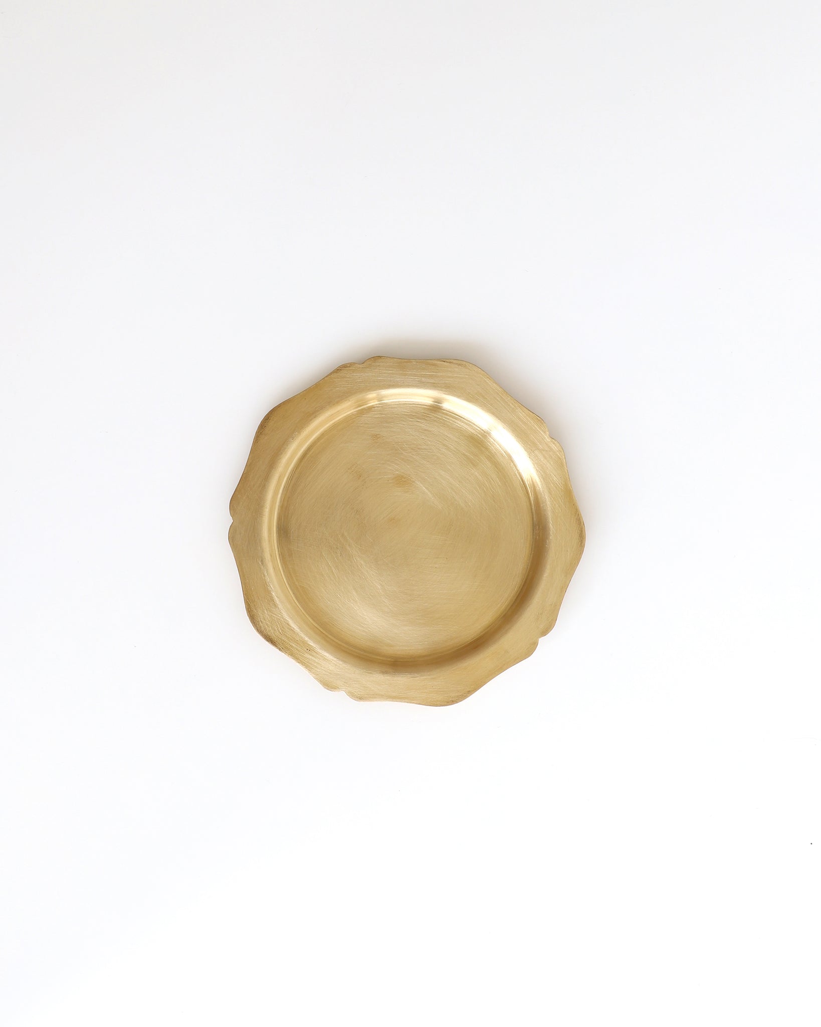 Brass Tray Flower Shaped