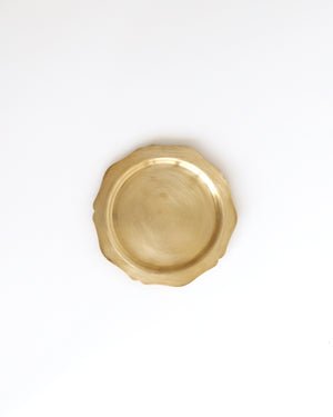 Brass Tray Flower Shaped