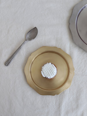 Brass Tray Flower Shaped