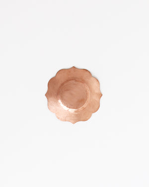 Saucer Flower Shaped - Copper