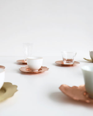 Saucer Flower Shaped - Copper