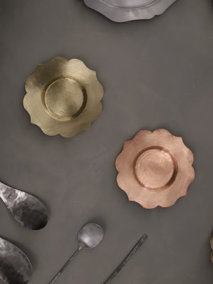 Saucer Flower Shaped - Copper