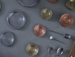 Saucer Flower Shaped - Copper