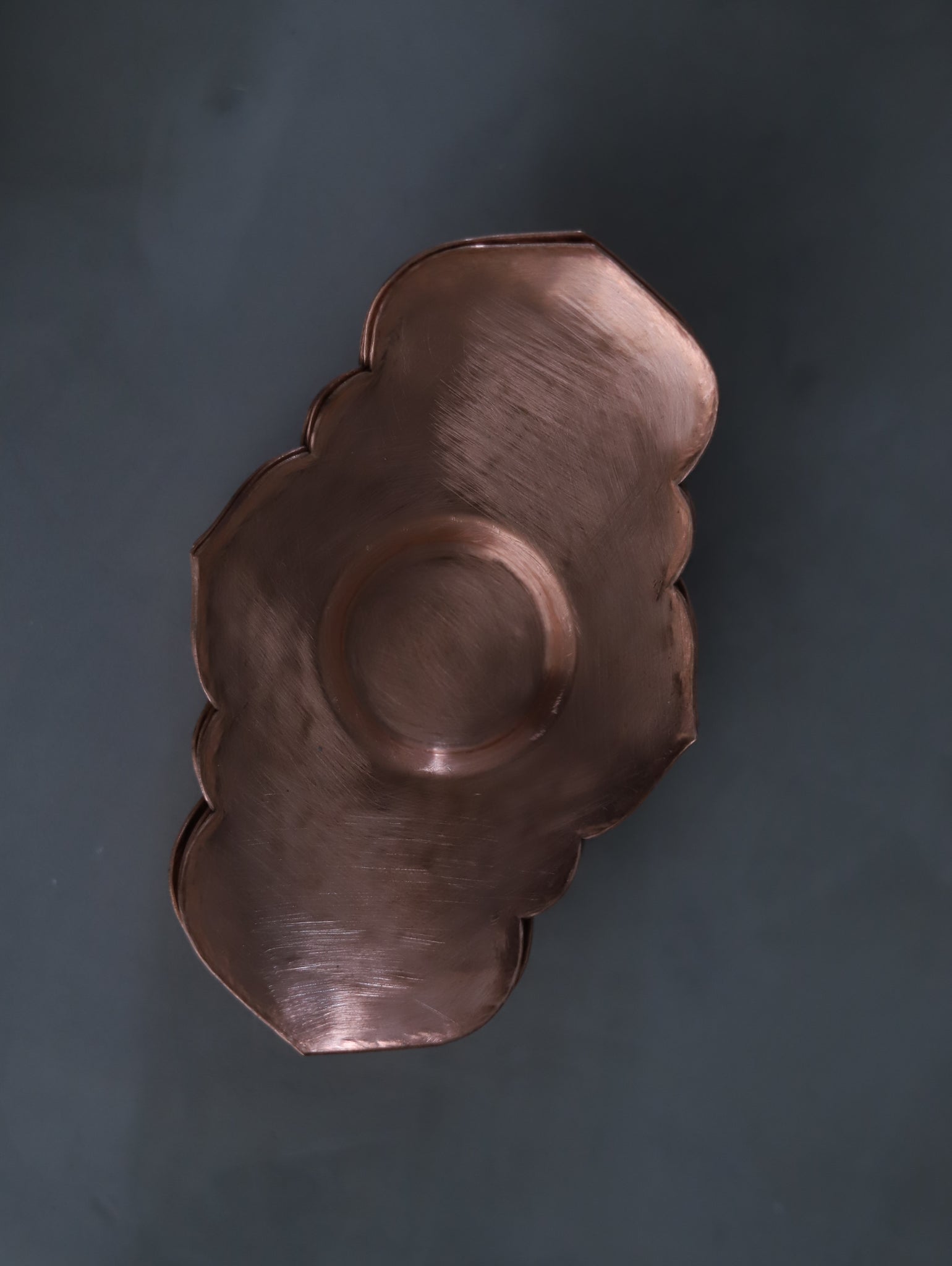 Saucer "Kenmokko" - Copper