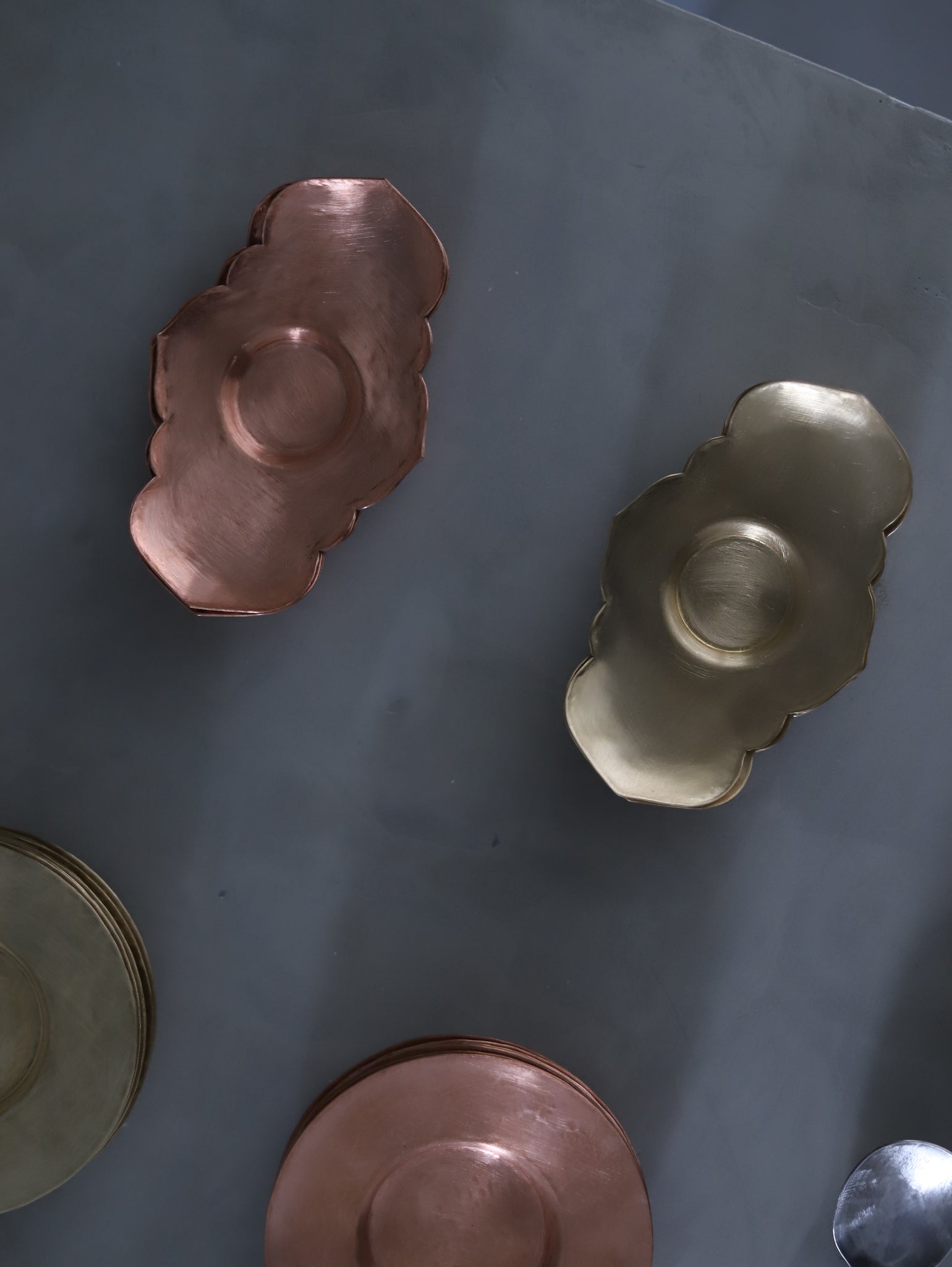 Saucer "Kenmokko" - Copper