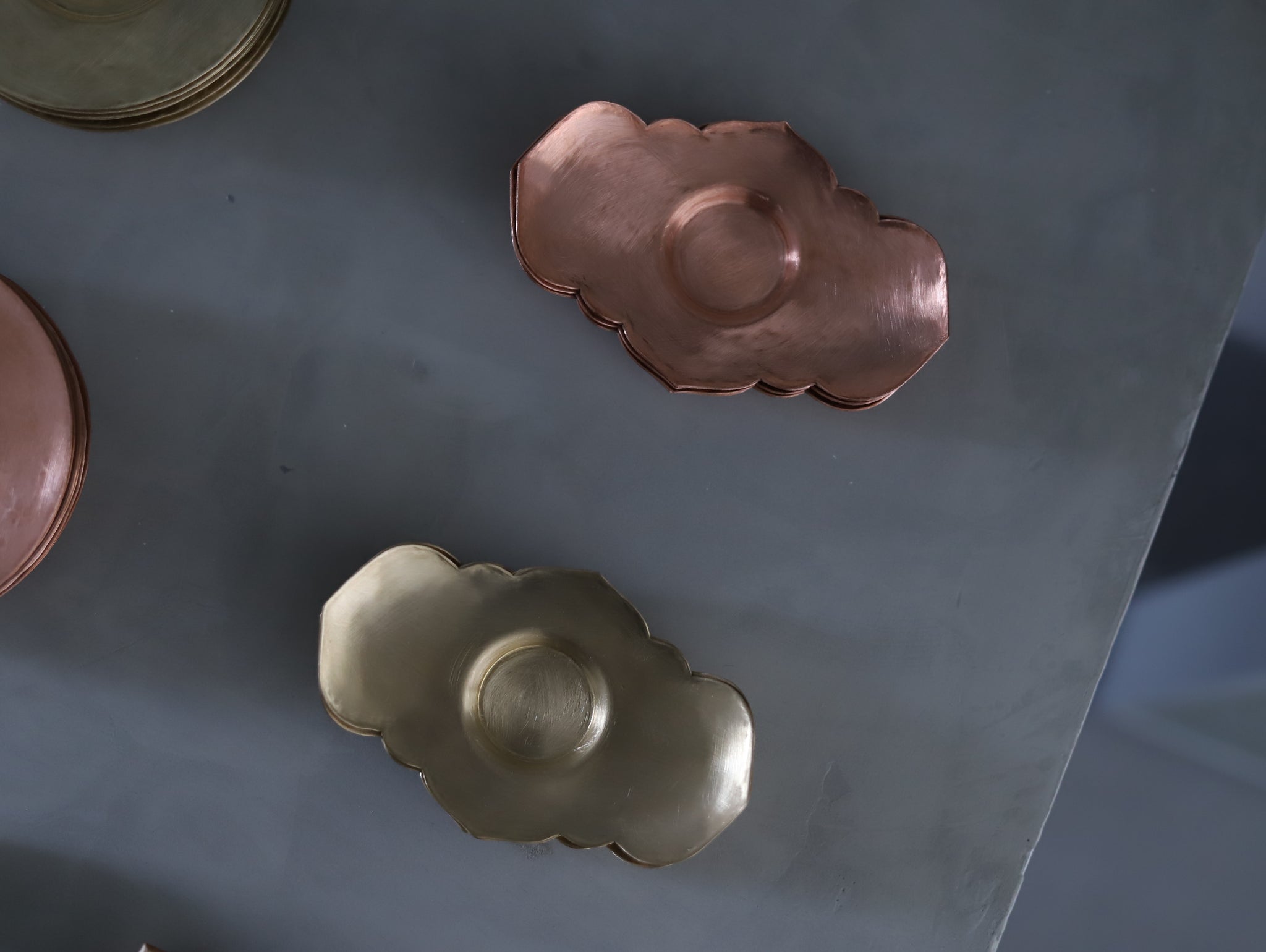 Saucer "Kenmokko" - Copper