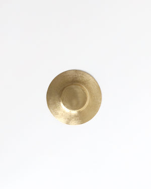 Saucer Round - Brass