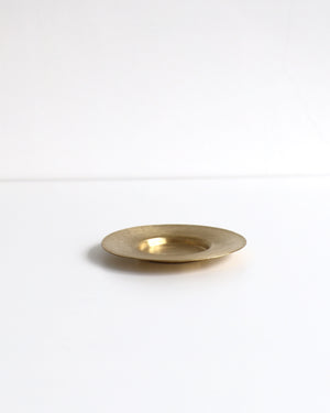 Saucer Round - Brass